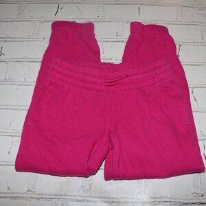 💖🎽 Bright Pink Sweatpants – Size S (6–6X) · Athletic Works · Cozy Classic
